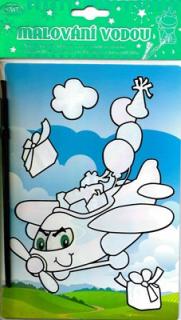 Kouzelné malování štětcem - Letadlo