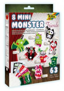 Kreativní tvoření - sady - Filcové postavičky MINI MONSTER FRIENDS 8ks