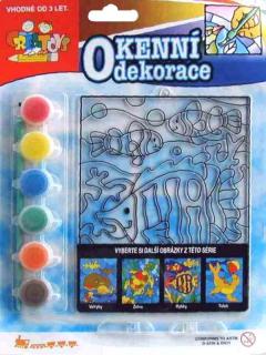 Okenní dekorace - Rybičky