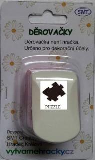 Ozdobná děrovačka 25mm - Puzzle