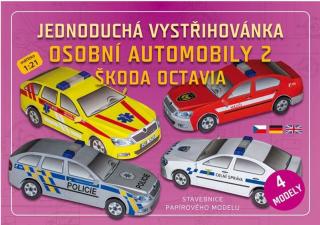 Papírová vystřihovánka Osobní automobily škoda octavia -2. díl