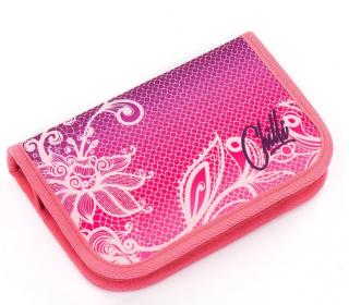 Penál Topgal - Školní pouzdro CHI 864 H - Pink - Květy