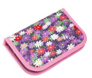 Penál Topgal - Školní pouzdro CHI 913 I - Violet - Květiny
