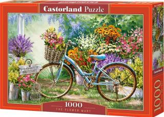 Puzzle 1000 dílků- Květinový trh