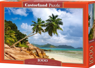 Puzzle 1000 dílků- Soukromá plážička, Seychely