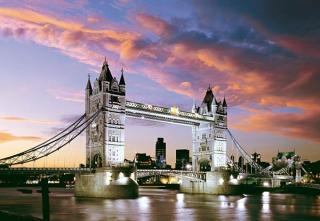 Puzzle 1000 dílků Tower Bridge Londýn, Anglie