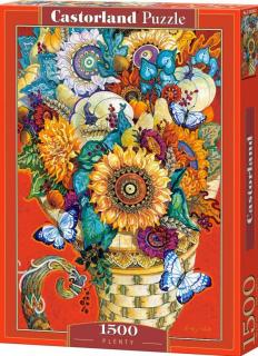 Puzzle 1500 dílků Malovaná kytice - David Galchutt