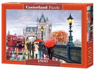 Puzzle 1500 dílků- Malovaný Tower Bridge
