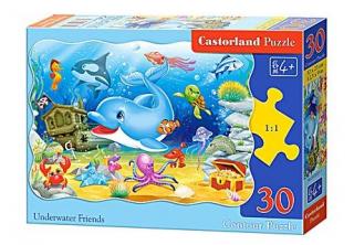 Puzzle 30 dílků - Delfín a jeho kamarádi