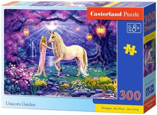 Puzzle 300 dílků - Jednorožec v kouzelné zahradě