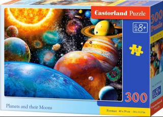 Puzzle 300 dílků- Planetky