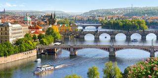 Puzzle 4000 dílků -  Praha - mosty přes Vltavu