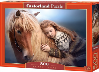 Puzzle 500 dílků - Kůň, nejlepší přítel