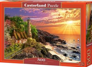Puzzle 500 dílků- Maják na kamenném útesu