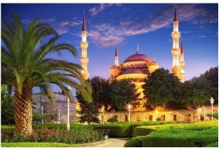 Puzzle Castorland 1000 dílků - Noční Mosque, Turecko
