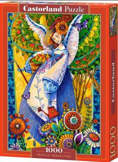 Puzzle Castorland 1000 dílků - Sklízení ovoce andělem