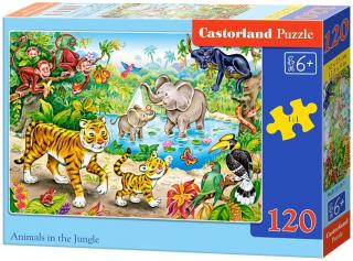 Puzzle Castorland 120 dílků Zvířátka v džungli