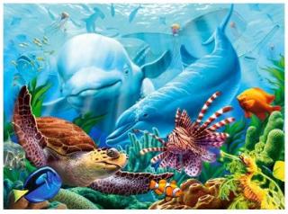 Puzzle Castorland 2000 dílků -  Život v oceánu