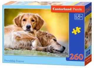 Puzzle Castorland 260 dílků - Přátelství navždy - labradoři