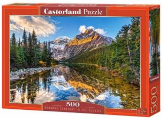Puzzle Castorland 500 dílků - Východ slunce nad horami