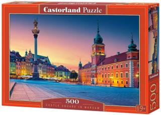 Puzzle Castorland 500 dílků - Zámecké náměstí ve Varšavě