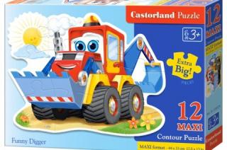 Puzzle Castorland maxi 12 dílků - Bagr