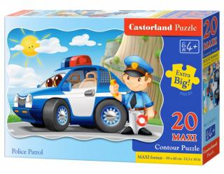 Puzzle maxi 20 dílků - Policie