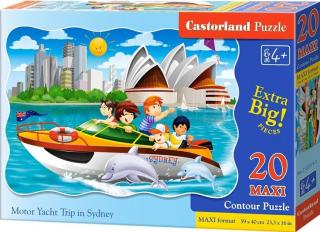 Puzzle maxi 20 dílků - Výlet na lodi v Sydney