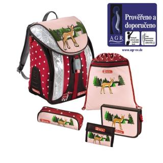 Školní batoh - 5-dílný set, Flexline Srneček, certifikát AGR