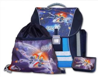 Školní batoh Emipo Classic - Galaxy set 3-dílný