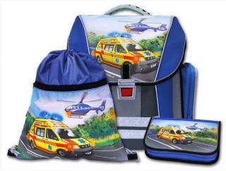 Školní batoh Emipo Classic - Záchranáři set 3-dílný
