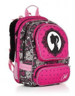 Školní batoh Topgal CHI 875 H - Pink - Princezna