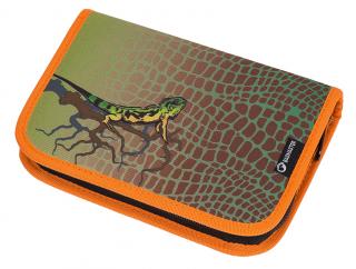 Školní penál Bagmaster CASE GALAXY 7 E GREEN/ORANGE