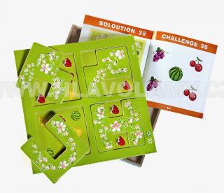 Smart games ovoce dřevěný multilevel hlavolam