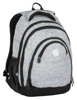 Studentský batoh Bagmaster ENERGY 7 B GREY/BLACK