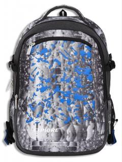 Studentský batoh EXPLORE - 2v1 VIKI Rain blue