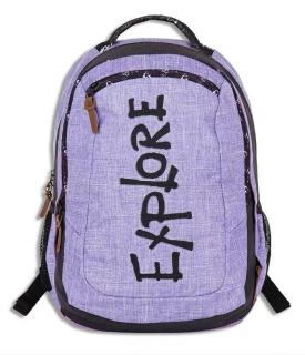 Studentský batoh EXPLORE -CLASSIC VIKI purple