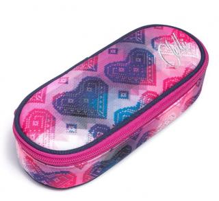 Topgal - Školní pouzdro CHI 896 H - Pink - Srdce 2017