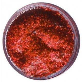 Třpytivý gel k barvám na obličej 12 ml - červený tmavý