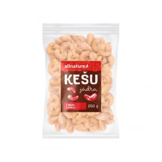 Allnature Kešu v medu a chilli 250 g