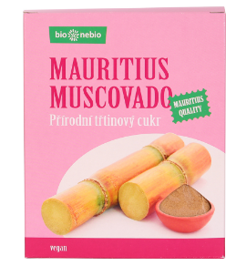 BIONEBIO Muscovado přírodní třtinový cukr 400g