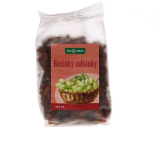 Bionebio Rozinky sultánky BIO RAW 400g