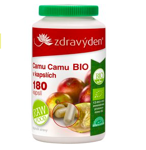 Zdravý den Camu Camu BIO RAW 180 kapslí