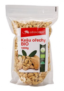 Zdravý den Kešu ořechy BIO 1000g