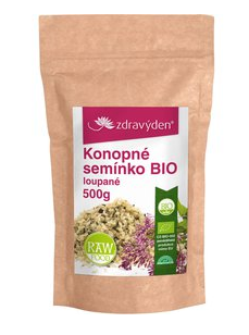 Zdravý den Konopné semínko loupané BIO 500g