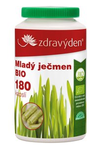 Zdravý den Mladý ječmen BIO 180 kapslí