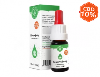 Zelená země CBD Konopný olej 10% 10 ml