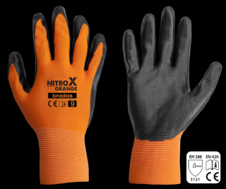 Pracovní rukavice NITROX ORANGE