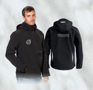 Truck softshell jacket VOLVO s kapucí a výšivkou