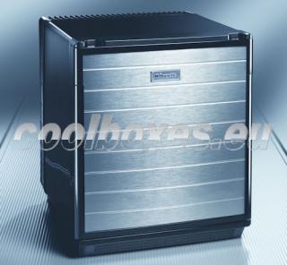 Minilednice/minibar Silencio DS 600 s hliníkovým dekorem